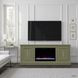 Jordan Sage 65" TV Stand with Fireplace