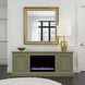 Jordan Sage 65" TV Stand with Fireplace