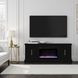 Jordan Black 65" TV Stand with Fireplace