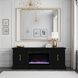Jordan Black 65" TV Stand with Fireplace