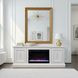 Jordan White 65" TV Stand with Fireplace