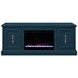 Jordan Denim Blue 65" TV Stand with Fireplace