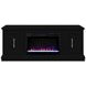 Jordan Black 65" TV Stand with Fireplace