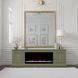 Jordan Sage 82" TV Stand with Fireplace