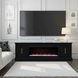 Jordan Black 82" TV Stand with Fireplace