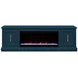 Jordan Denim Blue 82" TV Stand with Fireplace
