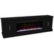 Jordan Black 82" TV Stand with Fireplace