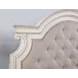 B0162N White Upholstered Queen Storage Bed