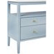 Jordan Light Blue 63" Glass Top TV Stand