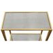 Joyce Gold Leaf Rectangular Accent Table