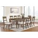 Mariana Gray Upholstered Wood Back Side Chair Set of 2