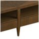 Eave Brown Rectangular Cocktail Table with 2 Drawers