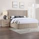 Henry Sand 3 Drawer Nightstand with USB Charging