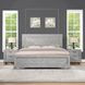 Montana Gray King Low Profile Panel Bed
