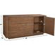 Garland Brown 1 Door Server