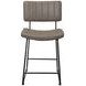 Tribeca Gray Upholstered Counter Height Stool