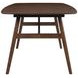 Miller Warm Walnut Spacious Rectangular Dining Table