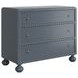 Harbor Gray 3 Drawer Accent Chest