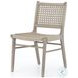Basil Aged Grey Outdoor Round Dining Room Set