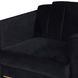 Empire Black Upholstered Accent Chair with LED