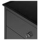Reagan Black 2 Drawer Nightstand