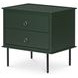 Reagan Deep Green 2 Drawer Nightstand