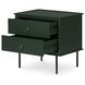 Reagan Deep Green 2 Drawer Nightstand