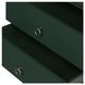 Reagan Deep Green 2 Drawer Nightstand