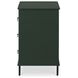 Reagan Deep Green 3 Drawer Nightstand