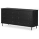 Reagan Black 6 Drawer Dresser