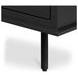 Reagan Black 6 Drawer Dresser