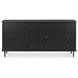 Reagan Black 6 Drawer Dresser