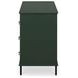 Reagan Deep Green 6 Drawer Dresser