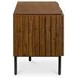Lincoln Brown 4 Door Media Cabinet