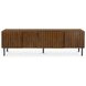 Lincoln Brown 4 Door Media Cabinet