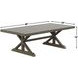 Jones Brown Rectangular Aluminum Coffee Table