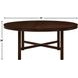 Hartford Brown 72" Round Dining Table