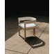 Jude Cerused Oak and White Performance Fabric Accent Chair