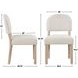Gabby Light Brown Upholstered Side Chair Set of 2
