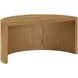Florence Brown and Gray D Shape Nesting Cocktail Table
