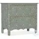 Newport Antiique Green 2 Drawer Accent Chest