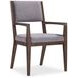 Linea Grey And Cerused Charcoal Arm Chair Set of 2