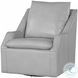 Asterwyn Steamboat Ice Leather Swivel Accent Chair