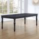 Odessa Black 66" Extendable Rectangular Dining Table