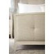 East Hampton Cerused Linen And Muted Gray King Upholstered Bed