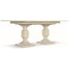 East Hampton Cerused Linen Rectangular Extendable Dining Room Set