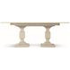 East Hampton Cerused Linen Rectangular Extendable Dining Room Set