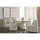 Solaria Dune And Faux Stone Fossil Round Dining Room Set