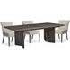 Geneve Robor Extendable Rectangular Dining Room Set