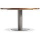 Brasea Lume and Tungsten Round Dining Room Set
